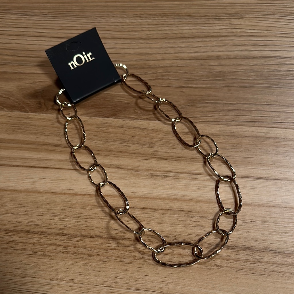 Noirjewelry Gold Link Necklace 18$